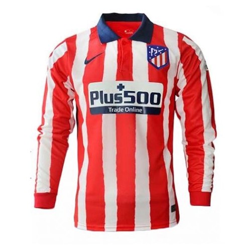 Tailandia Camiseta Atlético de Madrid 1ª Kit ML 2020 2021 Rojo